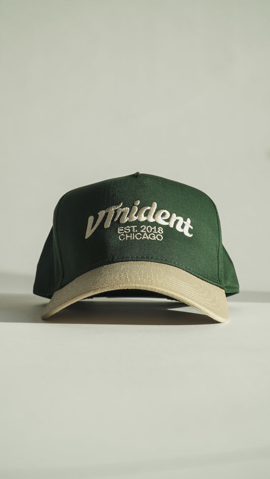 EST 2018 Hat - Forest Green / Khaki